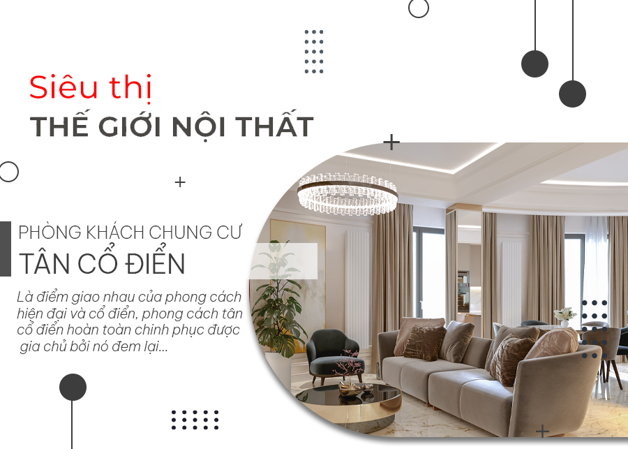 nội thất phòng khách chung cư