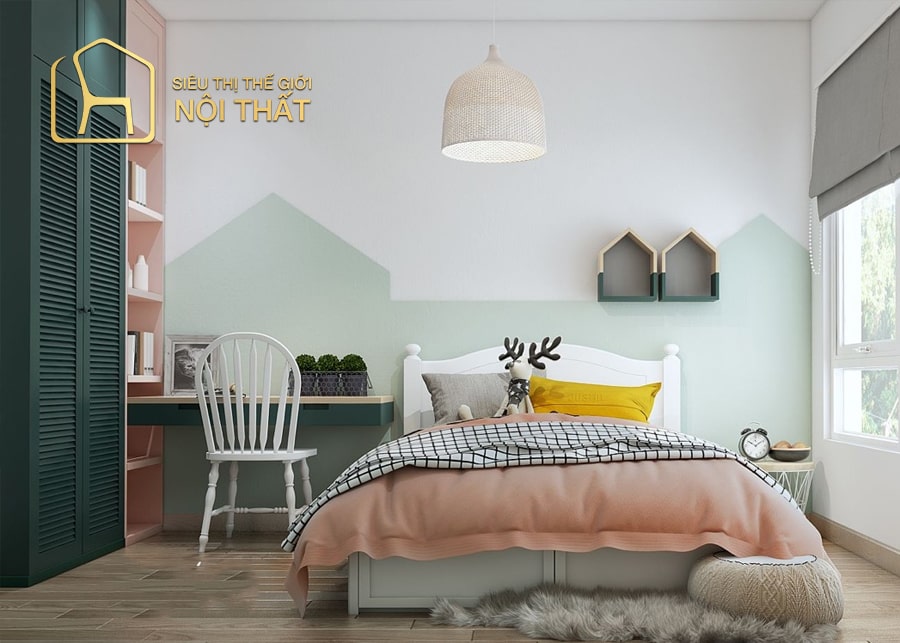 Nội thất phòng ngủ cho bé gái 10 - 13 tuổi