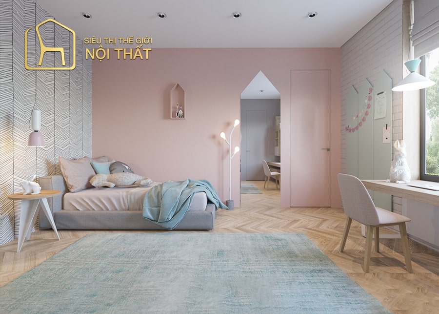 Nội thất phòng ngủ cho bé gái 10 - 13 tuổi