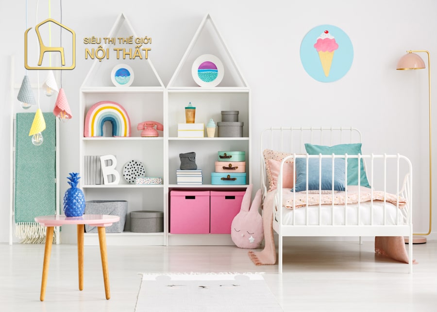 Nội thất phòng ngủ cho bé gái 4 - 6 tuổi