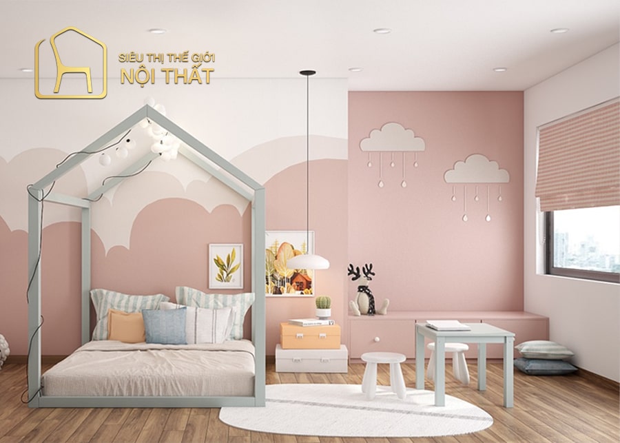 Nội thất phòng ngủ cho bé gái 4 - 6 tuổi