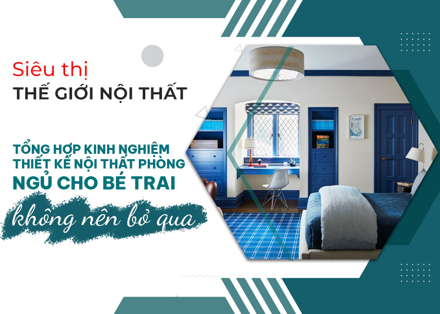 nội thất phòng ngủ bé trai