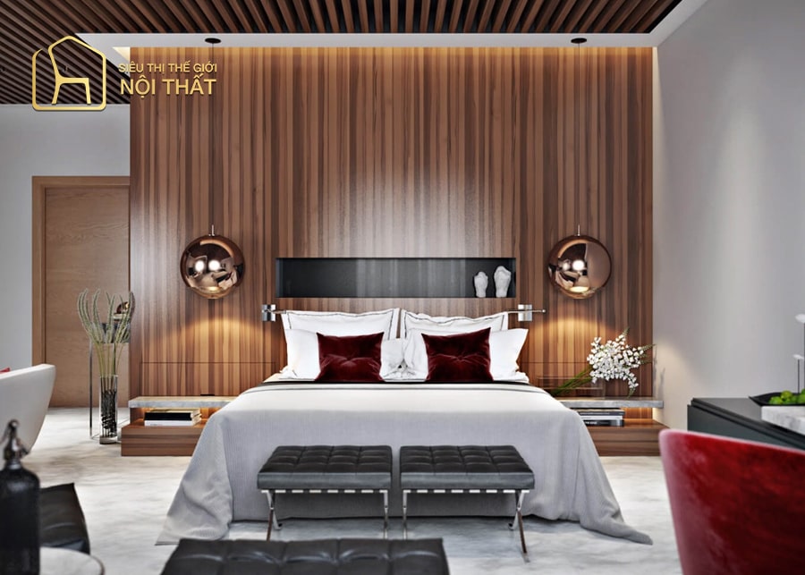 Mẫu thiết kế nội thất phòng ngủ đơn giản, hiện đại