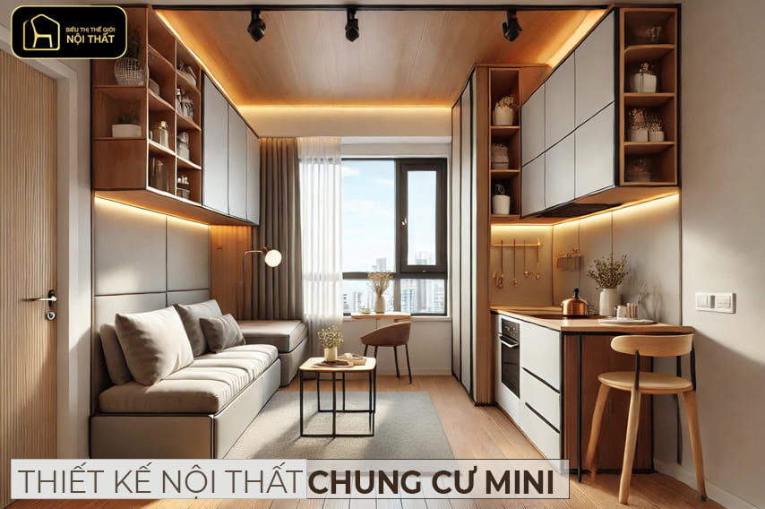 nội thất chung cư mini