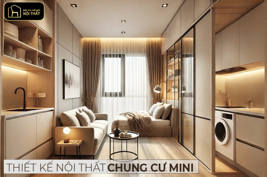 nội thất chung cư mini