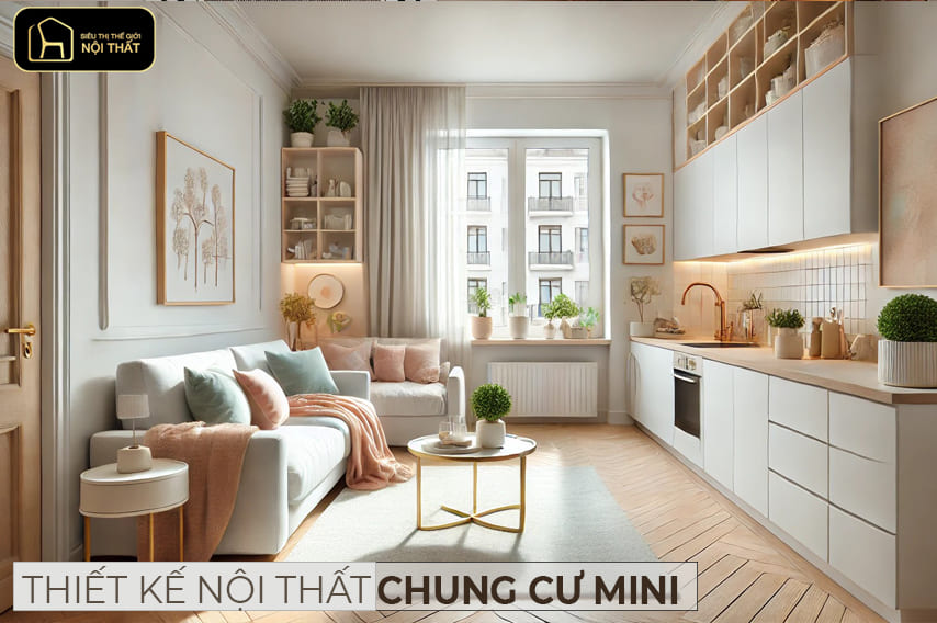 nội thất chung cư mini