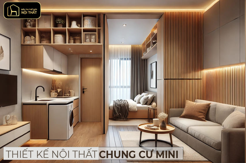 nội thất chung cư mini