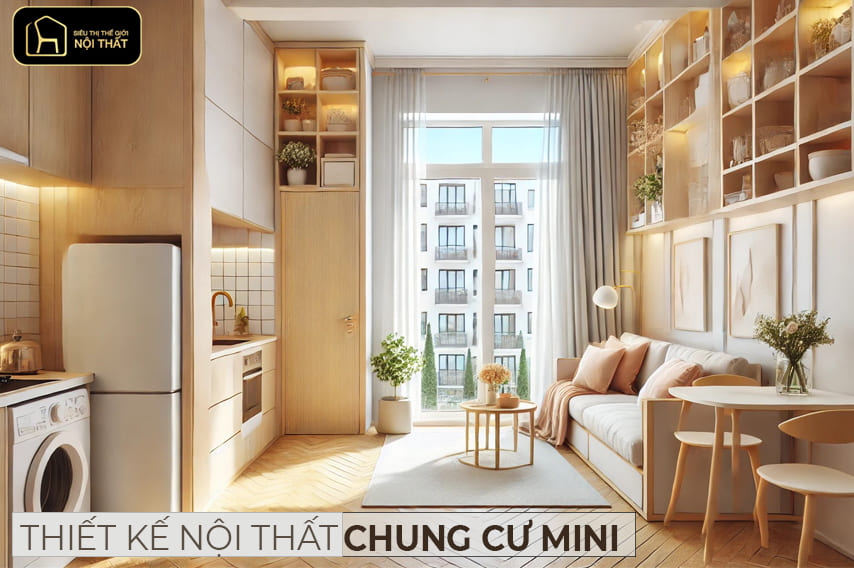 nội thất chung cư mini