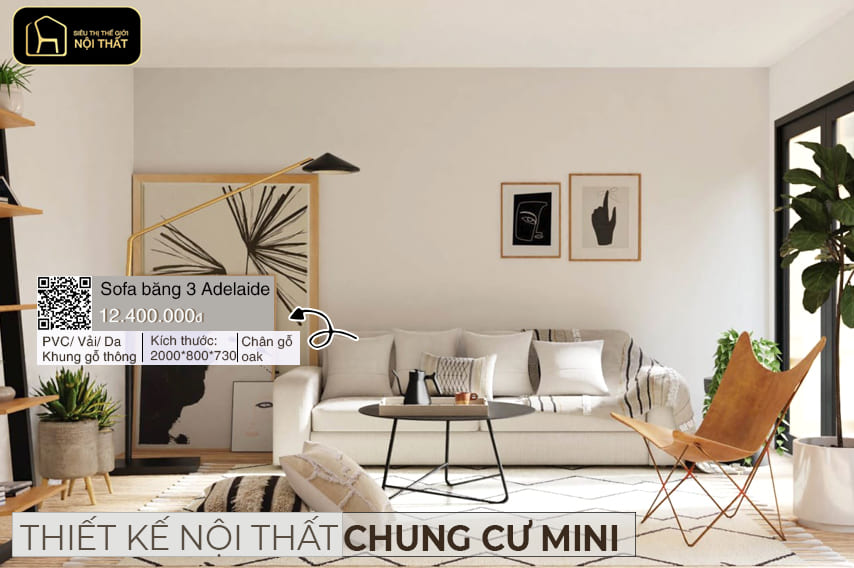 nội thất chung cư mini