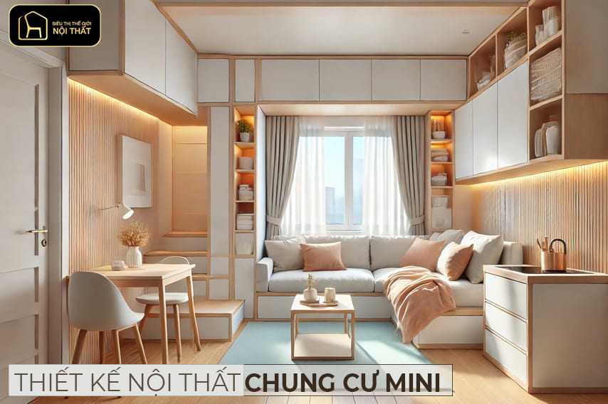 nội thất chung cư mini