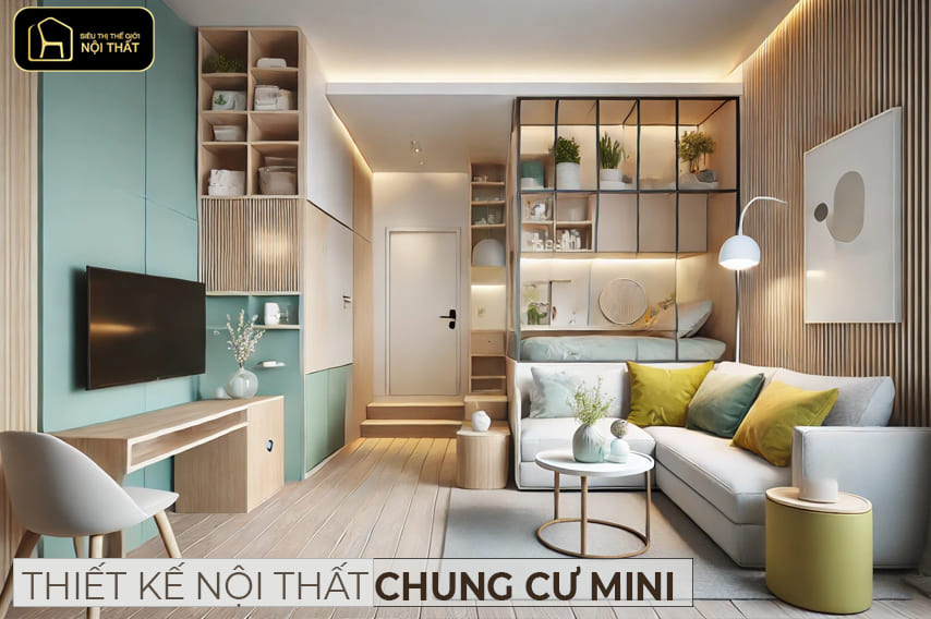 nội thất chung cư mini