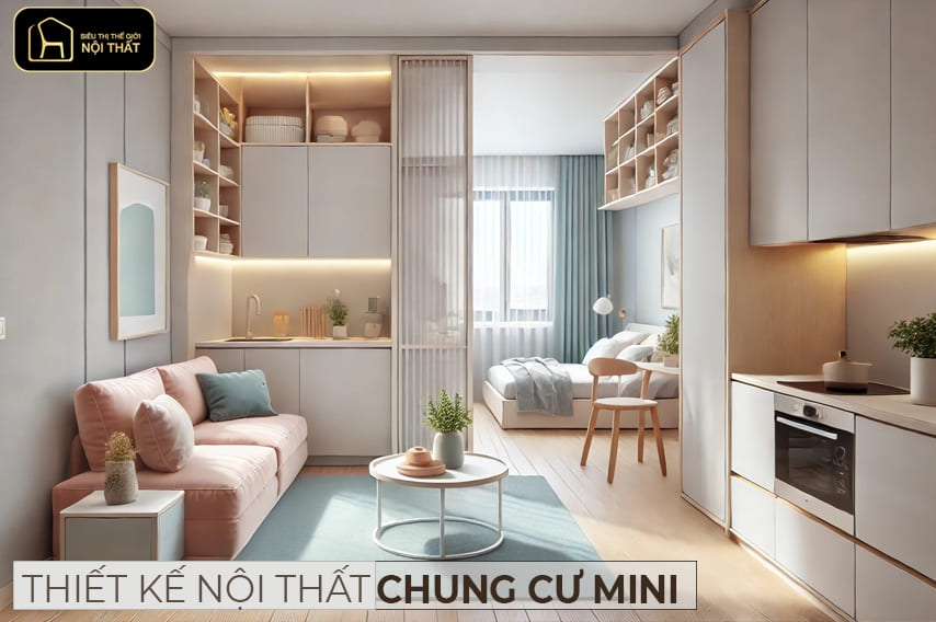 nội thất chung cư mini