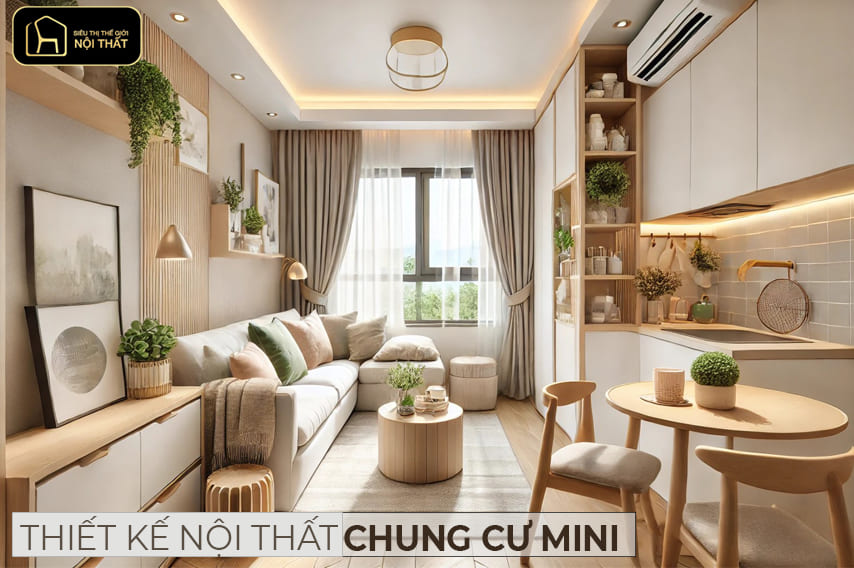 nội thất chung cư mini