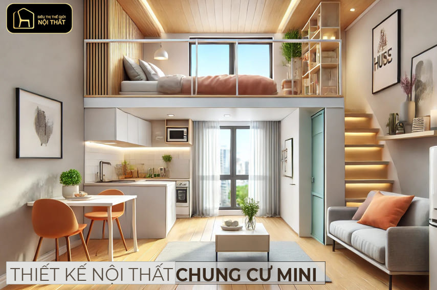 nội thất chung cư mini