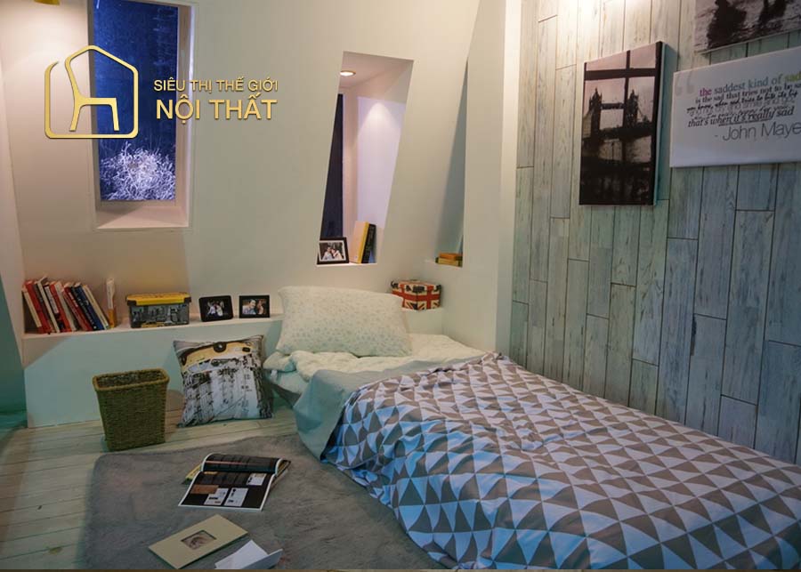 Thiết kế nội thất Hàn Quốc cho không gian phòng ngủ nhỏ