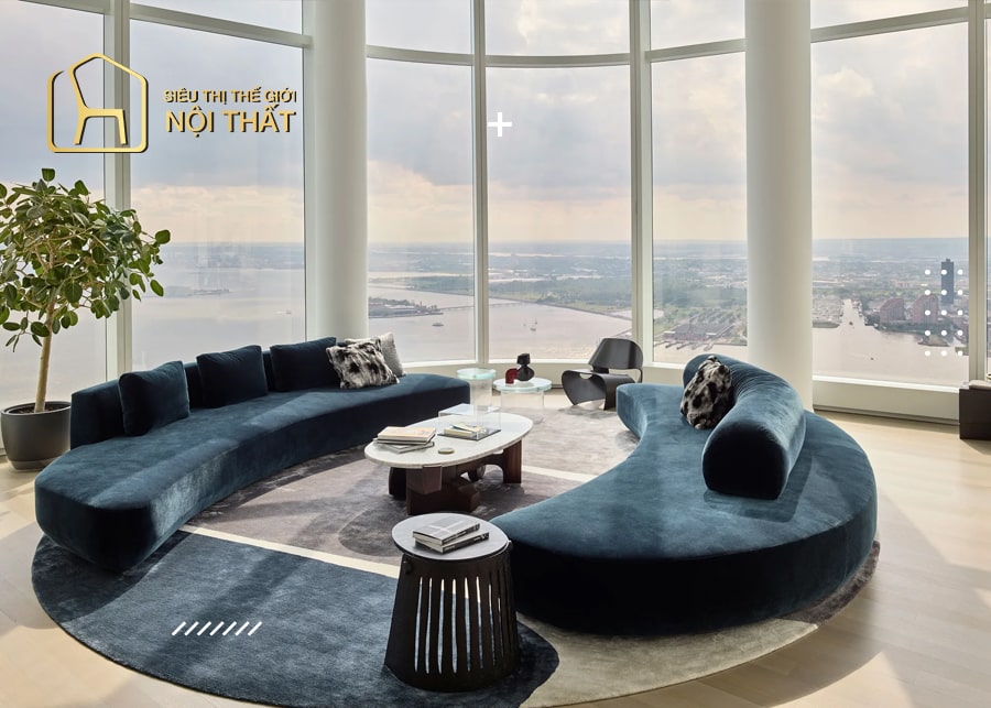 Mẫu nội thất chung cư theo lối thiết kế tinh tế, đơn giản nhưng vẫn toát lên vẻ đẹp hiện đại nhờ trang trí cây xanh tạo điểm nhấn cho tổng thể