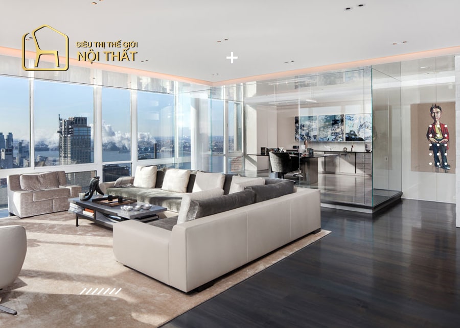 Thiết kế nội thất phong cách  thanh lịch nhẹ nhàng với tone màu trung tính làm chủ đạo mang lại cảm giác thư giãn tuyệt vời cho gia đình