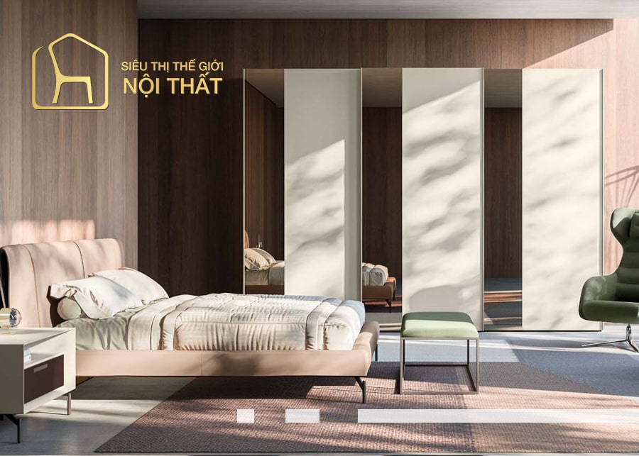 Mẫu thiết kế nội thất phòng ngủ cao cấp đơn giản mà tinh tế