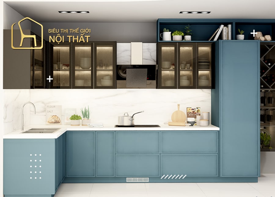 Đồ nội thất phù hợp cho bếp nhà ống - tủ bếp thông minh