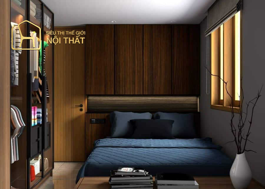 Thiết kế nội thất phòng ngủ nhà ống - Siêu Thị Thế Giới Nội Thất