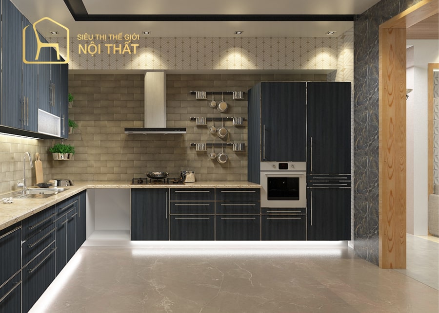 nội thất bếp chữ L