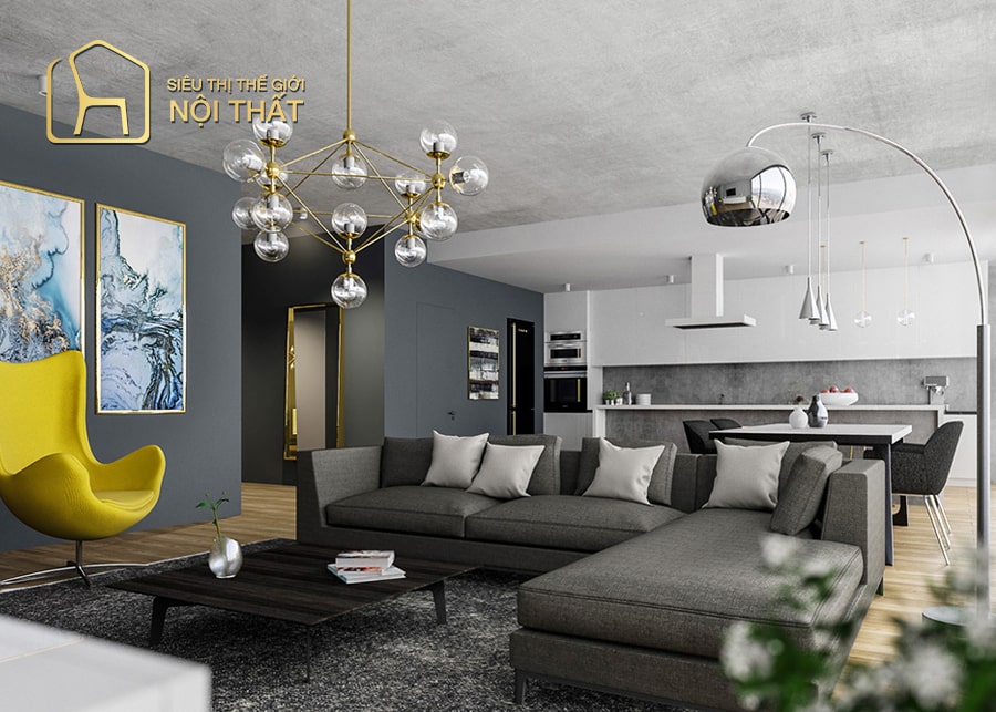 Lưu ý để lựa chọn nội thất chung cư 50m2 mang cảm giác rộng rãi