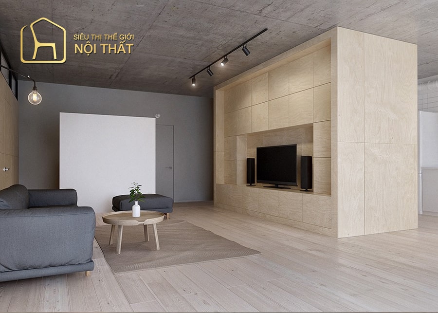Thiết kế nội thất chung cư 50m2 theo phong cách tối giản (Minimalism)