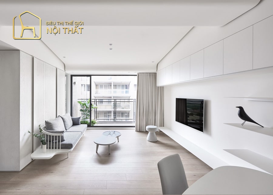 Thiết kế nội thất chung cư 50m2 theo phong cách tối giản (Minimalism)