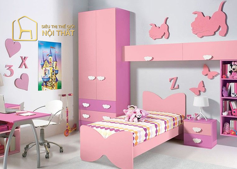 Tủ quần áo kết hợp giường ngủ