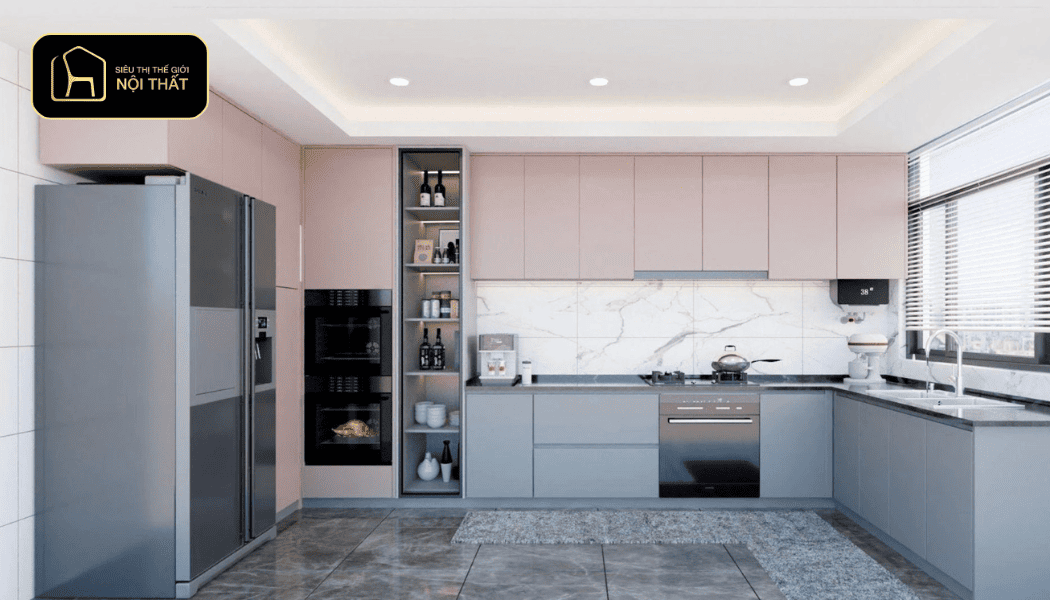 Tủ bếp nhựa Ecoplast