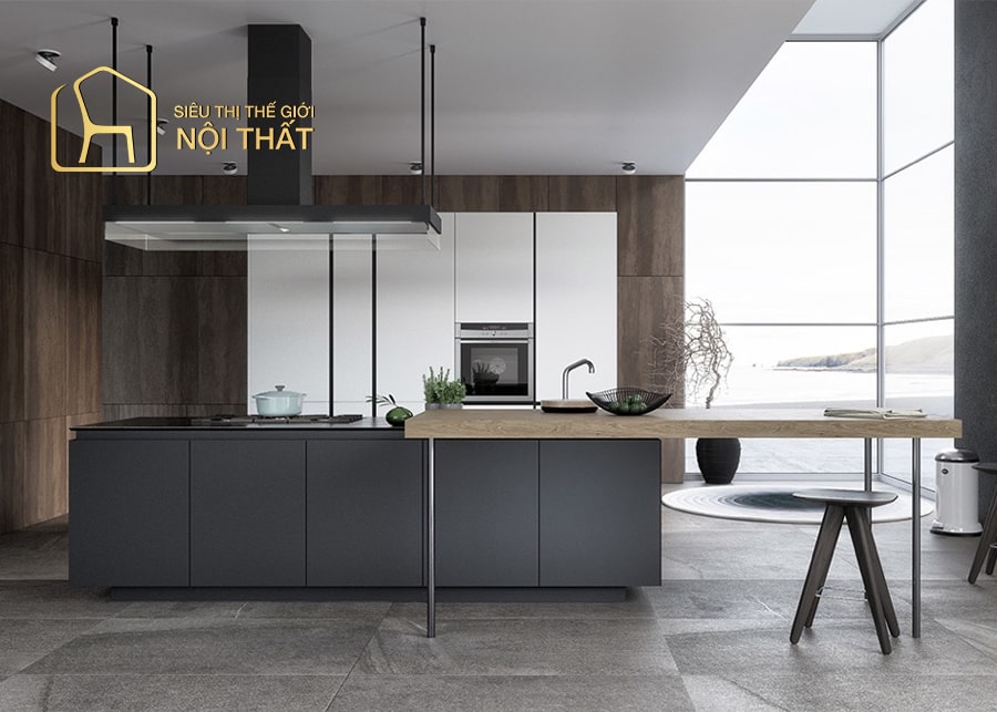 Thiết kế nội thất phòng ăn tối giản