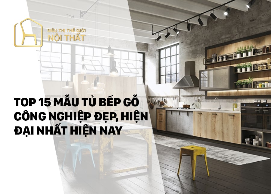 Tủ bếp gỗ công nghiệp là gì - Nên mua tủ bếp gỗ công nghiệp?