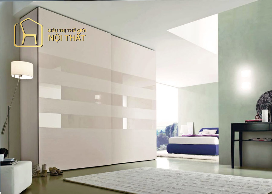 Tủ quần áo Hàn Quốc gam màu tươi sáng