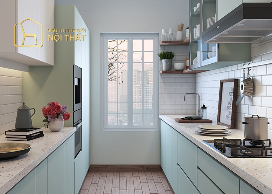 Mẫu tủ gỗ treo tường nhựa hiện đại