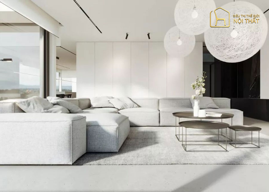 Tông màu đặc trưng của phong cách minimalism là màu tối giản, màu sắc nhẹ nhàng, tự nhiên