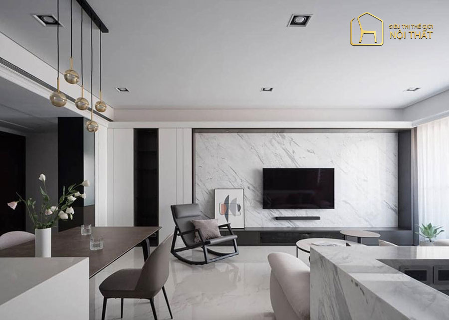 Đặc trưng về sử dụng ánh sáng trong nội thất minimalist