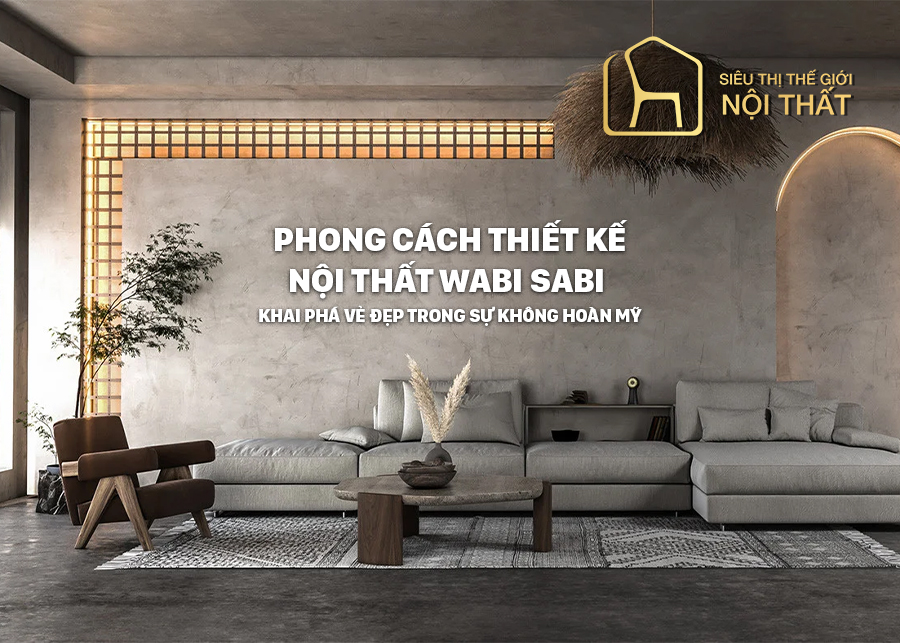 Phong cách thiết kế nội thất Wabi Sabi - Khai phá vẻ đẹp trong sự không hoàn mỹ
