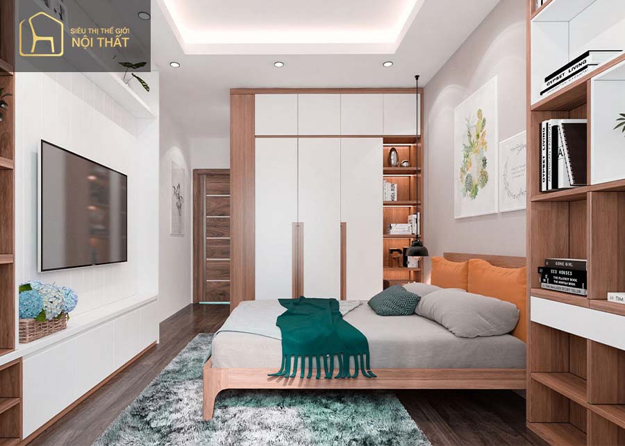 Nội thất cho phòng ngủ nhà ống