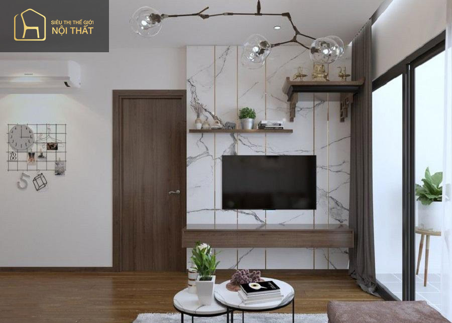 Kích thước kết hợp kệ tivi với bàn thờ