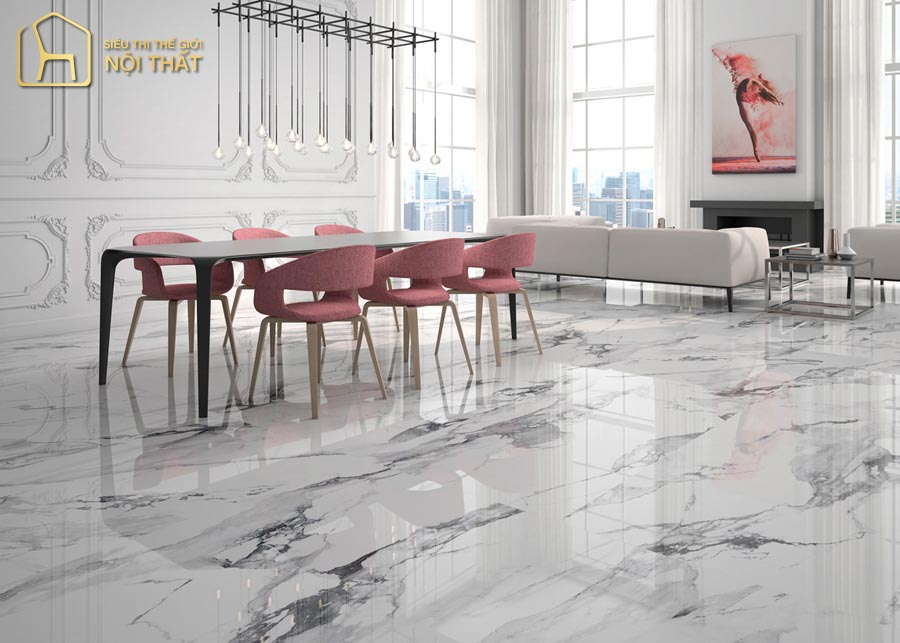 Sử dụng gạch Porcelain cho khu vực nào?