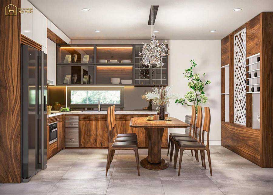 Cách bố trí nội thất cho phòng bếp nhà cấp 4