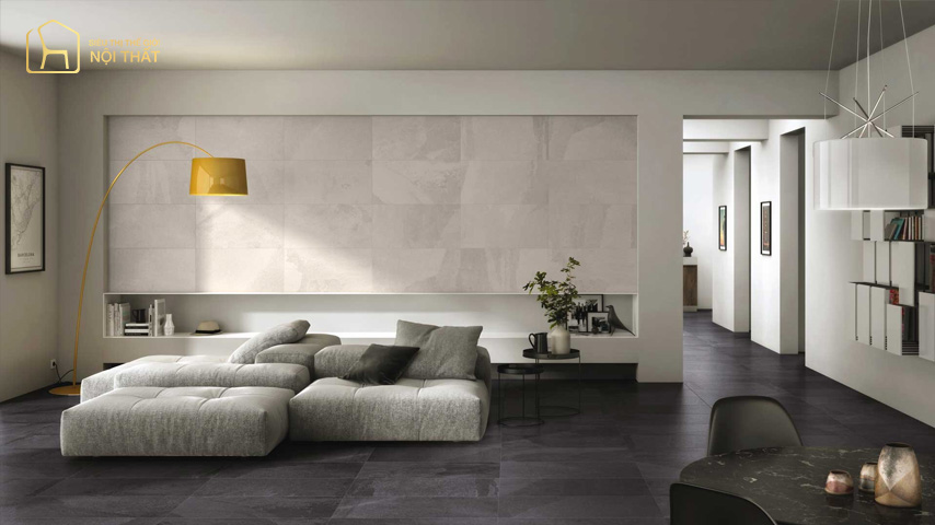 Gạch ốp chân tường lửng giúp cho không gian nhà bạn trở nên nổi bật Gạch ốp chân tường lửng giúp cho không gian nhà bạn trở nên nổi bật