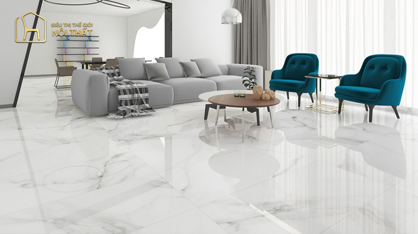 Mẫu gạch lát nền 60x60 Mẫu gạch lát nền 60 x 60 có độ bền và tính thẩm mỹ cao nên được nhiều người lựa chọn sử dụng