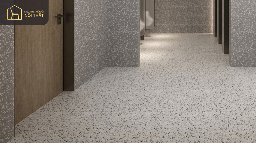 Gạch Terrazzo với nhiều màu sắc và kích thước dễ dàng sử dụng cho nhiều khu vực khác nhau trong nhà