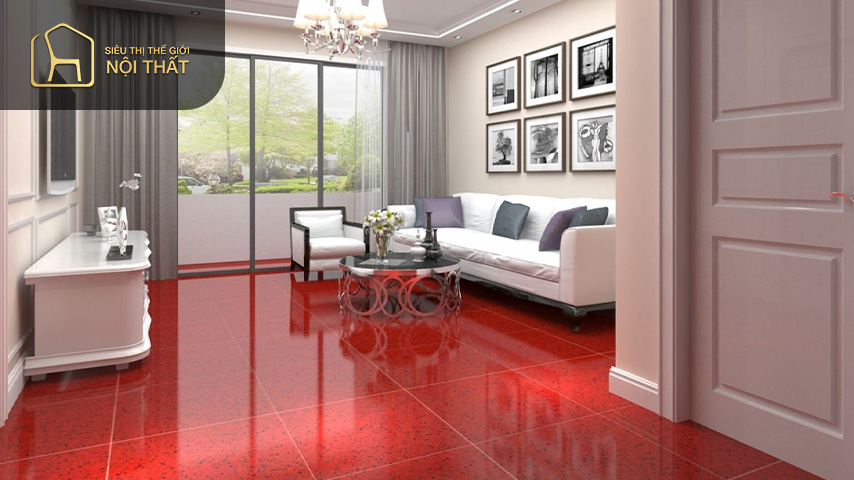 Màu đỏ thời thượng từ đá granite Màu đỏ thời thượng từ đá granite