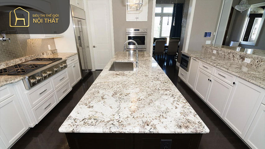 Đá granite có độ bền và tính thẩm mỹ cao Đá granite có độ bền và tính thẩm mỹ cao