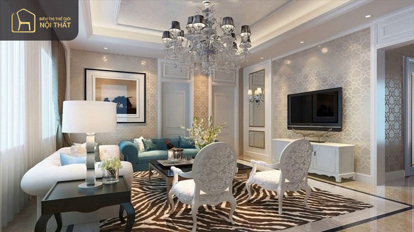 Mẫu đèn trang trí phòng khách đem lại nguồn trang năng lượng tốt cho ngôi nhà
