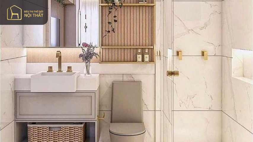 Mẫu phòng tắm nhỏ sang trọng Mẫu phòng tắm nhỏ sang trọng