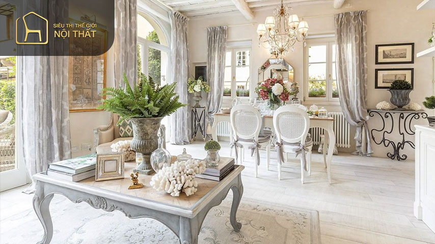 Màu sắc được sử dụng trong thiết kế phong cách nội thất luxury không gò bó hay theo một khuôn khổ nào