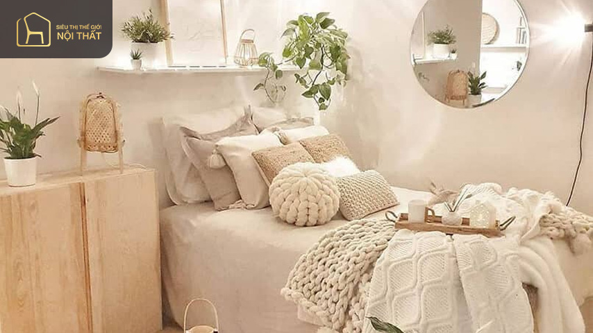 Cách trang trí phòng ngủ nhỏ không có cửa sổ Cách trang trí phòng ngủ nhỏ không có cửa sổ